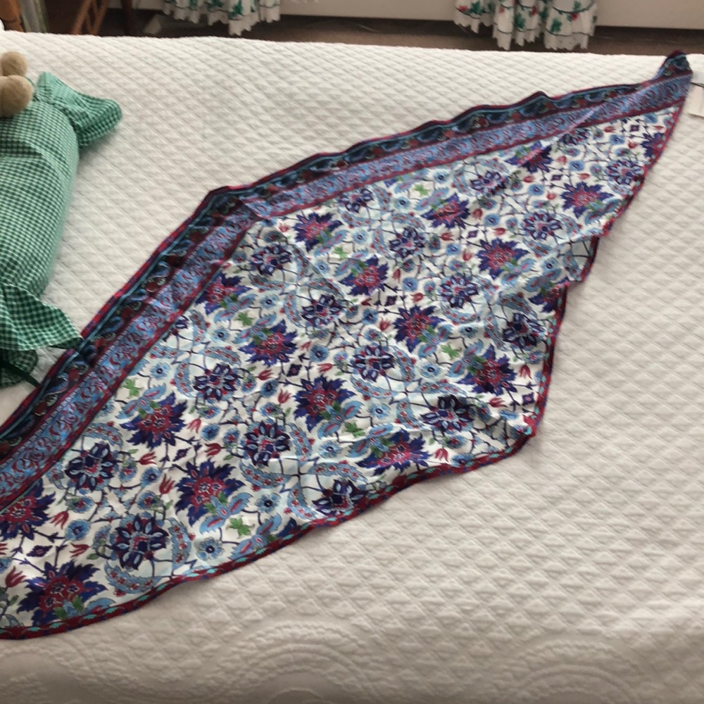 Anthropologie Floral Scarf